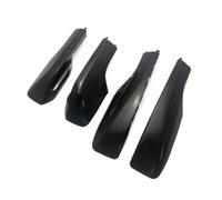 Barras Techo Coche 4 Unids/Set Cubierta Protectora Carcasa Estante Techo para Toyota para RAV4 XA30 2006-2012 Extremo Carril Barra Equipaje Negro Trasero Delantero