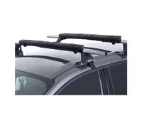 Barras Techo Coche Almohadillas Universales para Portaequipajes Techo Coche Almohadillas Barra Transversal Kayak Tabla Surf Sup Canoa Cojín Portaequipajes Color Negro Rieles