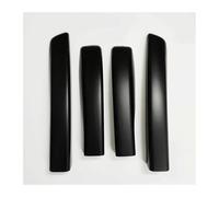 Barras Techo Coche Barra Equipaje para Techo Delantero Y Trasero Carcasa Extremo Riel Cubierta Plástico Tapas Estante Coche Barras para Mitsubishi para ASX SUV 2013-2019(Black-Rear Pair)