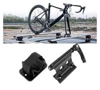 Barras Techo Coche Estante Universal Horquilla Delantera Bicicleta + Juego Soporte Rueda Trasera, Horquilla Aluminio, Techo Liberación Rápida