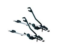 Barras Techo Coche Soporte para Bicicleta De Coche Soporte para Techo Bicicleta Marco Único Aleación Aluminio Estante Viaje para Techo Montado Coche(2 pcs)