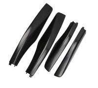 Barras Techo Cubierta Protectora para portaequipajes de Techo, Tapa Repuesto Negra ABS Universal para Mejora Barra Coche