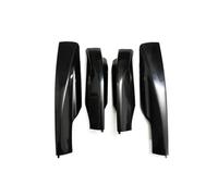 Barras techo Cubiertas portaequipajes para Nissan para Qashqai 2008-2015 cubierta protectora portaequipajes delantero trasero ABS negro Baca Coche(A set 4 pcs)