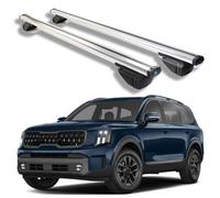 Barras Transversales de Techo para Kia Telluride X-Line and X-Pro 2023 2024 2025, Aluminio para Barras de Carga en la Azotea para Canoa, Equipaje,Silver