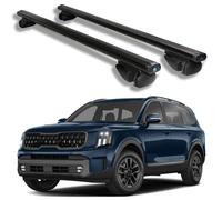 Barras Transversales de Techo para Kia Telluride X-Line and X-Pro 2023 2024 2025, Aluminio para Barras de Carga en la Azotea para Canoa, Equipaje,Black