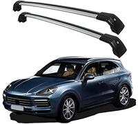 Barras Transversales de Techo para Porsche Cayenne SUV 2018-2023, Aluminio Baca Barras Portaequipajes Rieles Soporte Accesorios