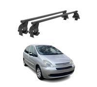 Barras transversales Menabo Compatible con Citroen Xsara Picasso 1999-2010 Negro