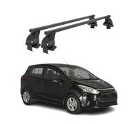 Barras transversales Menabo Compatible con Ford B-Max 2012-2017 Negro