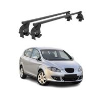 Barras transversales Menabo Compatible con Seat Altea 2004-2009 Negro