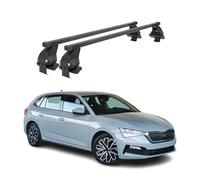 Barras transversales Menabo Compatible con Skoda Scala 2019-2024 Negro