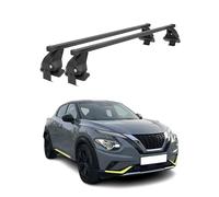 Barras transversales Menabo para Nissan Juke 2019-2025, color negro