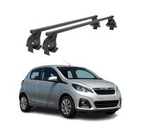 Barras transversales Menabo para Peugeot 108 2014-2025 Negro
