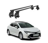 Barras transversales Menabo para Toyota Corolla SD E210 2018-2025 Negro