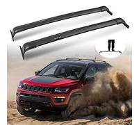 Barras transversales Resistentes de 220 Libras para Jeep Compass 2017-2022 2023 - Portaequipajes para Kayak, Snowboard, Tabla de Surf, Bicicleta, Canoa, esquí, Carga, Accesorios de Techo