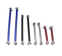 BarrDe Soporte De Parachoques Varillas divisoras for coche, carreras, adhesivo ajustable, for parachoques delantero y trasero, soporte de labio, Kit de barra de tracción de amarre, 75/100/150/200mm, 1