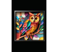 BARRED OWL: ANIMALS OF THE WORLD, Positive Affirmation, Motivational and Inspirational Notebook, Animal Notebook, Birthday Gifts, Motivational Gifts, Notebook Gifts, Anniversary Gifts, For All...