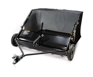 Barredora de césped 96 cm para segadora o Tractor jardín Barredora Hojas recogedor Arrastre siega