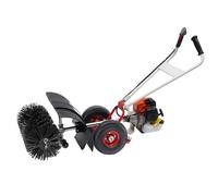 Barredora de gasolina de 52 cc, 2 tiempos, 1,82 kW/2,5 CV, quitanieves con cepillo de 52 cm, 10.500 rpm, barredora de césped, pala de nieve