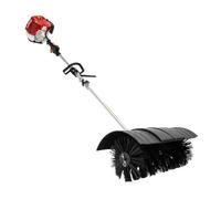 Barredora de gasolina, escoba de gasolina, barredora de gasolina, 2 tiempos, 52 cc, 2,3 HP, quitanieves de gasolina para la limpieza de césped, hojas, césped artificial, hierba y grava