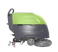 Barredora de suelo industrial y depuradora automática, máquina de limpieza manual para una limpieza eficiente del suelo, trapeador y barredora versátil