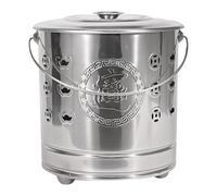 Barrel Bar - Burning Fire Barrel | Steel Container with Airflow Vents for Fire Handling, Leaf Stick Paper Disposal for Garden Farm Campsite Property Maintenance Rural Cleanup Activities