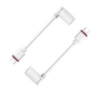 Barrel Plug, 2 Pieces Camera Connector for Power Supply, Compact Design with Long Lasting Performance, Electronic Adapter for Home Security System and Gadget Use, 4.13x0.9 Inches