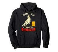 Barrel Racing Dirt Is Cowgirl Glitter - Traje de Rodeo para Mujer Sudadera con Capucha