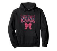 Barrel Racing Mama Momma Mom Coquette Lindo Lazo Rosa Floral Sudadera con Capucha
