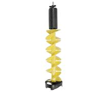 Barrena para Hielo Eléctrica de Nailon sin Cable con Taladro de Posicionamiento para Entusiastas de la Pesca en Hielo, Duradera y Liviana para Perforación en Duro y Grueso, 28 Pulgadas de