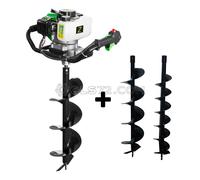 BARRENA TIERRA AHOYADOR GASOLINA 51,7CC BARRENAS 100 150 200 MM ZIPPER ZI-ELB70