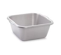Barreño cuadrado 10 l plata