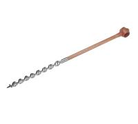 Barreno Salomónico 12 mm de diámetro, alta calidad para perforaciones precisas en madera y otros materiales. Ideal para trabajos de carpintería.