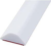 Barrera Agua Ducha, Barrera de Agua de Silicona,Tira de Retención de Impermeable Autoadhesiva,Ducha Presa de Puerta Plegable,Umbral de Ducha, para Separación Húmeda y Seca (300CM,Blanco)
