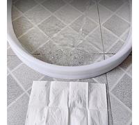 Barrera Agua Ducha Borde Plato Barrera de tope contra salpicaduras de agua de 7 cm de alto plegable, presa de ducha de silicona sin aceras 60 100 200 300 cm de longitud, kit impermeable de protector a