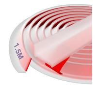 Barrera Agua Ducha Silicona Plegable - 150cm de longitud, Premium, Fácil De Instalar, altura de resistencia al agua de 12mm, Ideal Para Baños, Duchas Y Copete Encimera Cocina De Hzetuu