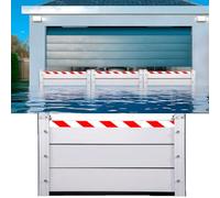 Barrera Anti Inundaciones Garaje, Barrera Anti Inundaciones para Puertas, Aluminio Barrera Contra Inundaciones, Sistema de Contención de Agua, Deflector de Protección Contra Inundaciones(H 40cm/1.31ft