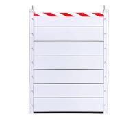 Barrera Anti Inundaciones Para Puerta Garaje In Aluminum 107 * 140cm Desmontable Panel Anti Inundación Deflector De Protección Contra Inundaciones Fácil Montaje