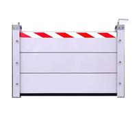 Barrera Anti Inundaciones Para Puerta Garaje In Aluminum 407 * 60cm Desmontable Panel Anti Inundación Deflector De Protección Contra Inundaciones Fácil Montaje