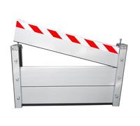 Barrera Anti Inundaciones Puertas L 60-125CM Barrera De Protección Contra Inundaciones Para Carreteras, Fácil De Usar, Ideal Para Entradas De Garajes, Pasillos Y Calles(125x20cm)
