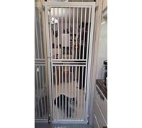 Barrera antiescalada para Mascotas, Barrera extraalta con Rejilla Estrecha para Gatos Que saltan, Barrera de Seguridad para Perros con fijación a presión(135x240cm/53.1x94.5in)