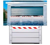 Barrera Antiinundación Reutilizable 191-200 Cm Diseño Modular Resistente Deflector De Control De Inundaciones Presas Temporales Extraíbles(Inside,197 * 80cm)
