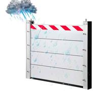 Barrera Antiinundación Reutilizable De 201-210 Cm Presas Temporales Contra Inundaciones Placa De Retención De Agua Desmontable Para Garajes, Sótanos, Puertas De Entrada(Outside,205 * 20cm)
