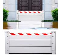 Barrera Antiinundaciones de Aleación de Aluminio, Sistema de Defensa Contra Inundaciones de Calles/garajes/casas/patios, Puerta Móvil de Barrera de Protección Contra Inundaciones(80cm/2.6ft,8.86ft (2.