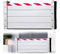 Barrera antiinundaciones, mamparo antiinundaciones para puerta, barrera de protección contra inundaciones, kit umbral barrera antiinundación puerta garaje alto (B,253 x 140 cm)