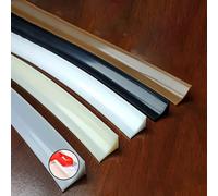 Barrera autoadhesiva de silicona para el umbral de la ducha de 60 a 400 cm, barrera de agua para el suelo de la habitación húmeda para una separación eficaz en seco y húmedo