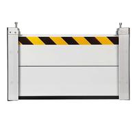 Barrera contra inundaciones al aire libre, protección de agua de 120 x 40 cm para puertas y garajes, solución de prevención de inundaciones, defensa duradera contra inundaciones para el hogar y el