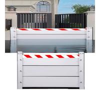Barrera Contra Inundaciones, Barrera Anti Inundaciones, Barrera de Protección Contra Inundaciones, Aluminio Barrera Contra Inundaciones, Muro de Contención de Agua(H 40cm/1.31ft,305cm/10.01ft)