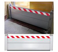 Barrera Contra Inundaciones Desmontable Y Reutilizable De 171-180 Cm Presas Temporales Extraíbles Placa De Prevención De Inundaciones De Aluminio Placa De Retención De Agua(Inside,176 * 20cm)