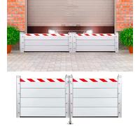 Barrera Contra Inundaciones Garaje L 130CM x H 140CM, Barrera MóVil de ProteccióN Contra Inundaciones, Barrera Anti Inundaciones para Puertas, Tablero de TapóN de Agua con Panel De Inundac