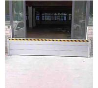 Barrera contra inundaciones para puerta de garaje, sistema de barrera impermeable reutilizable, 40 cm de alto x 170 cm de ancho, diseño de metal extraíble para una protección eficaz contra